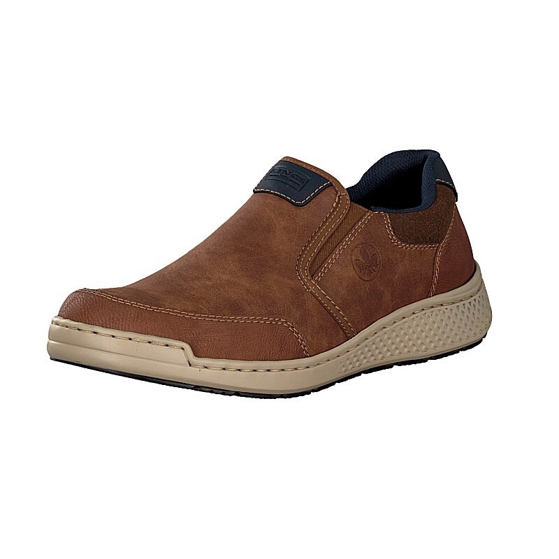 Slip On Rieker B5860-25 Para Homem - Marrom